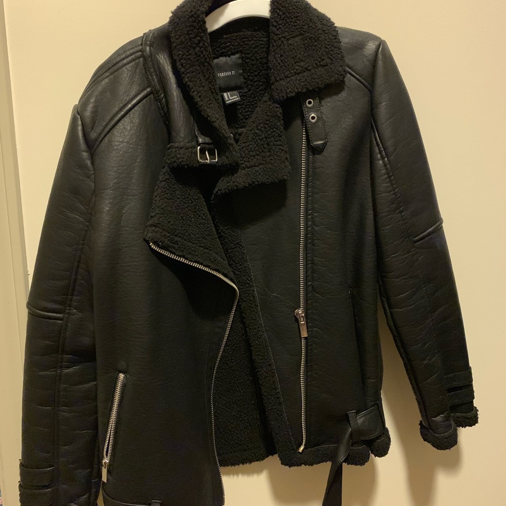 Leather Bomber jacket